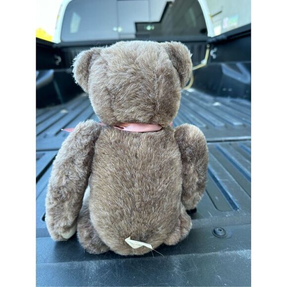 Tender Heart Treasures Fully Jointed Brown White Teddy Bear 18” 1998 Plush - Picture 2 of 7